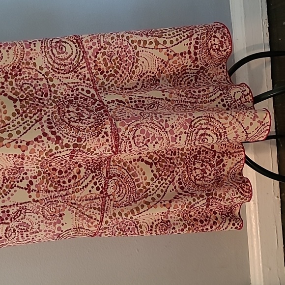 MIXIT Geometric Paisley Asymmetrical Midi Maxi Halter Dress Sz 8 Vintage Y2K - Picture 9 of 15